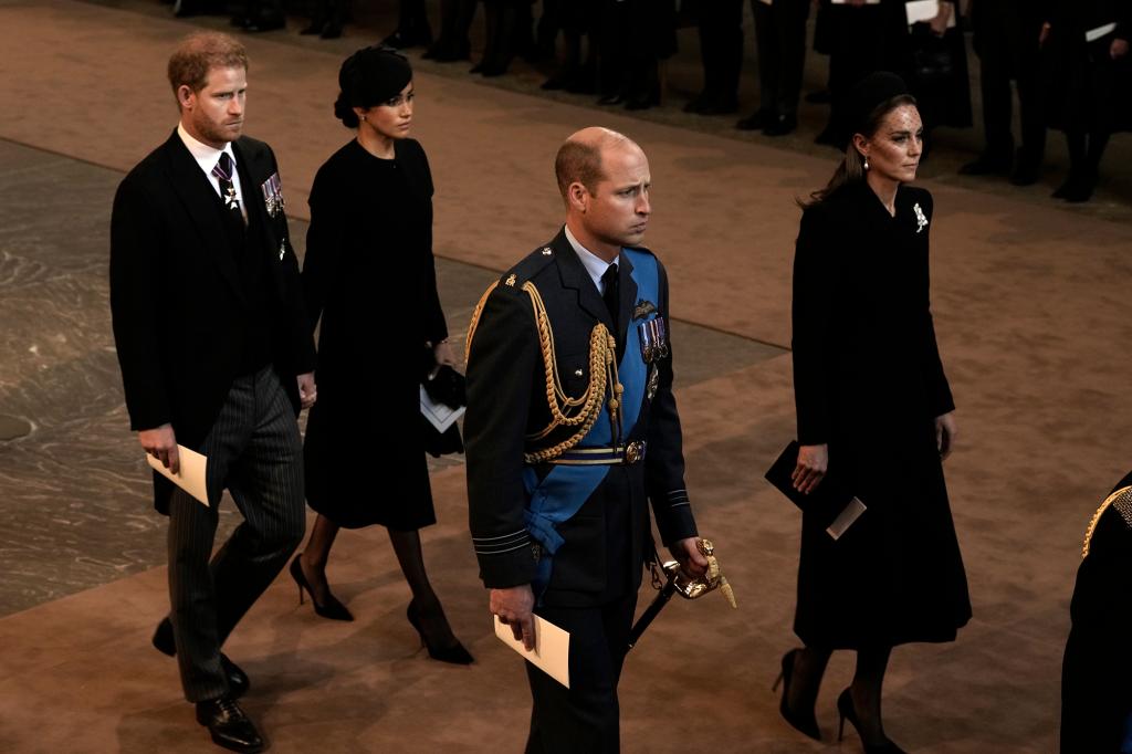 Prince Harry, Meghan Markle, Prince William and Kate Middleton