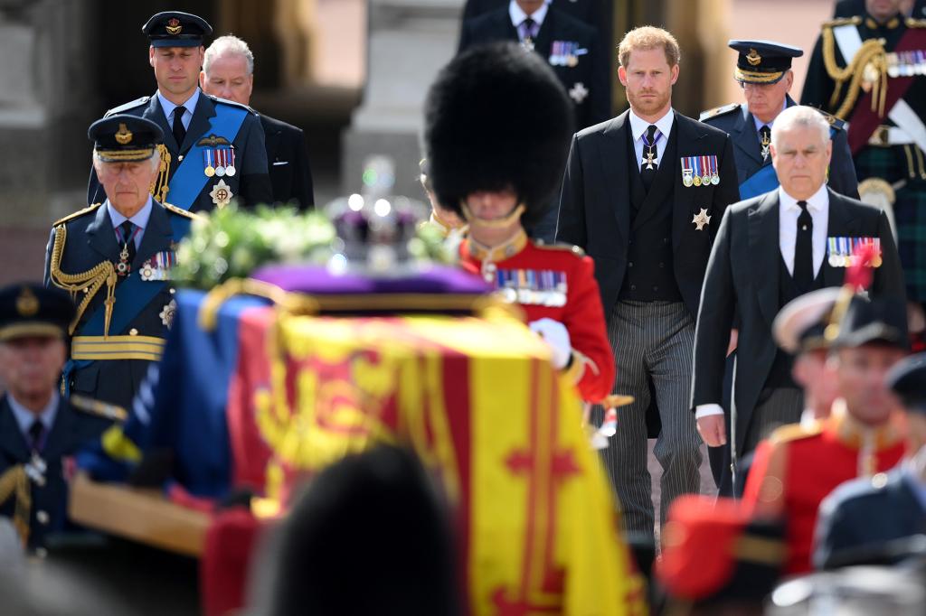 prince harry queen's funeral