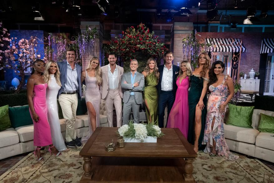 The "Southern Charm" cast sitting on the reunion