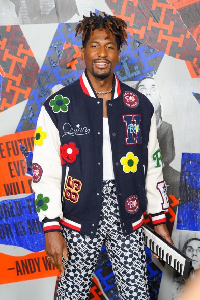 jon batiste at the Tommy Hilfiger Fall 22 NYFW Experience