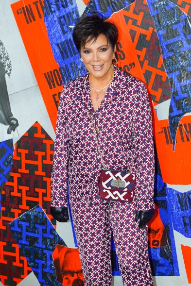 kris jenner at Tommy Hilfiger Fall 22 NYFW Experience