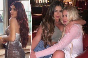 Brielle Biermann and Kim Zolciak