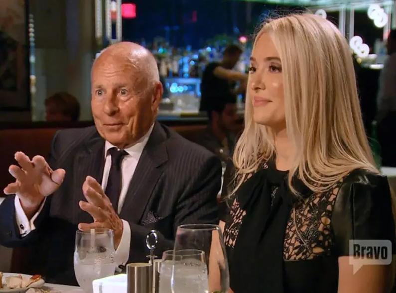 tom girardi and erika jayne at dinner