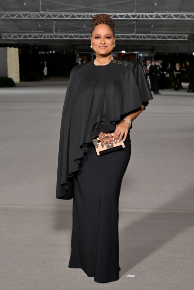 Ava DuVernay wears Louis Vuitton at the Academy Museum Gala 2022.