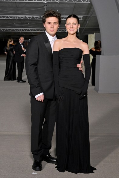 Brooklyn Beckham and Nicola Peltz wear Givenchy at the Academy Museum Gala 2022.