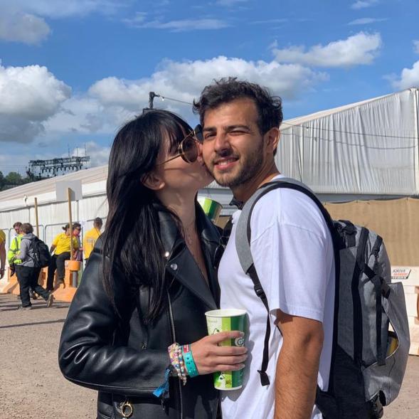 Daisy Lowe and Jordan Saul