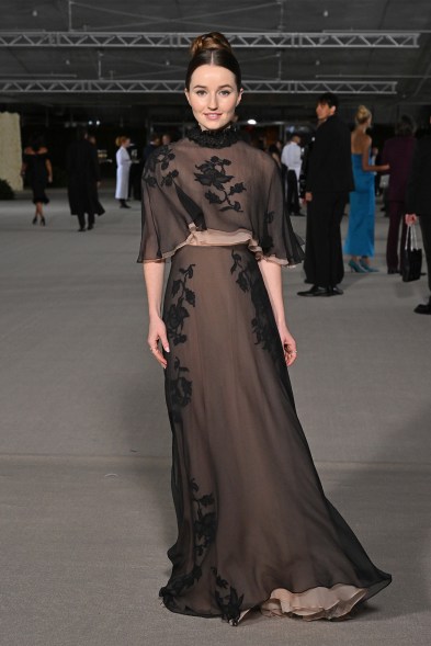 Kaitlyn Dever wears Dior at the Academy Museum Gala 2022.