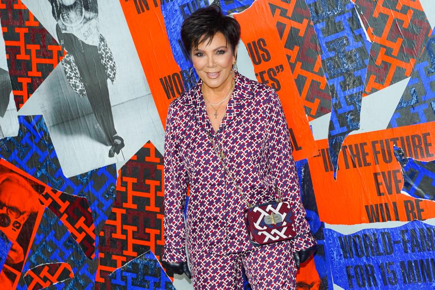 Kris Jenner on a red carpet.