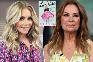 Kelly Ripa and Kathie Lee Gifford