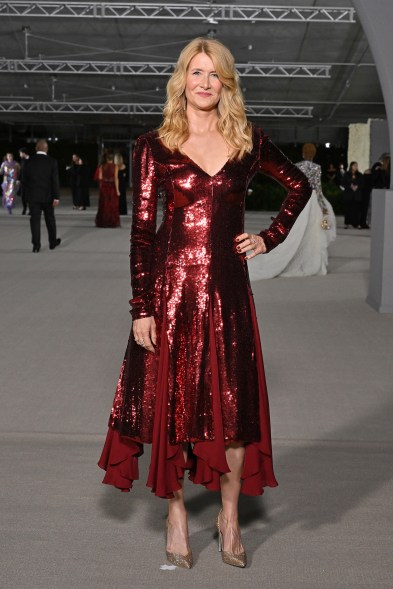 Laura Dern wears Khaite at the Academy Museum Gala 2022.