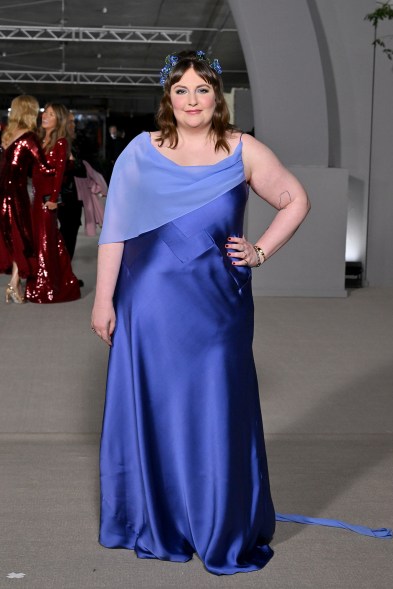 Lena Dunham wears Factory New York at the Academy Museum Gala 2022.