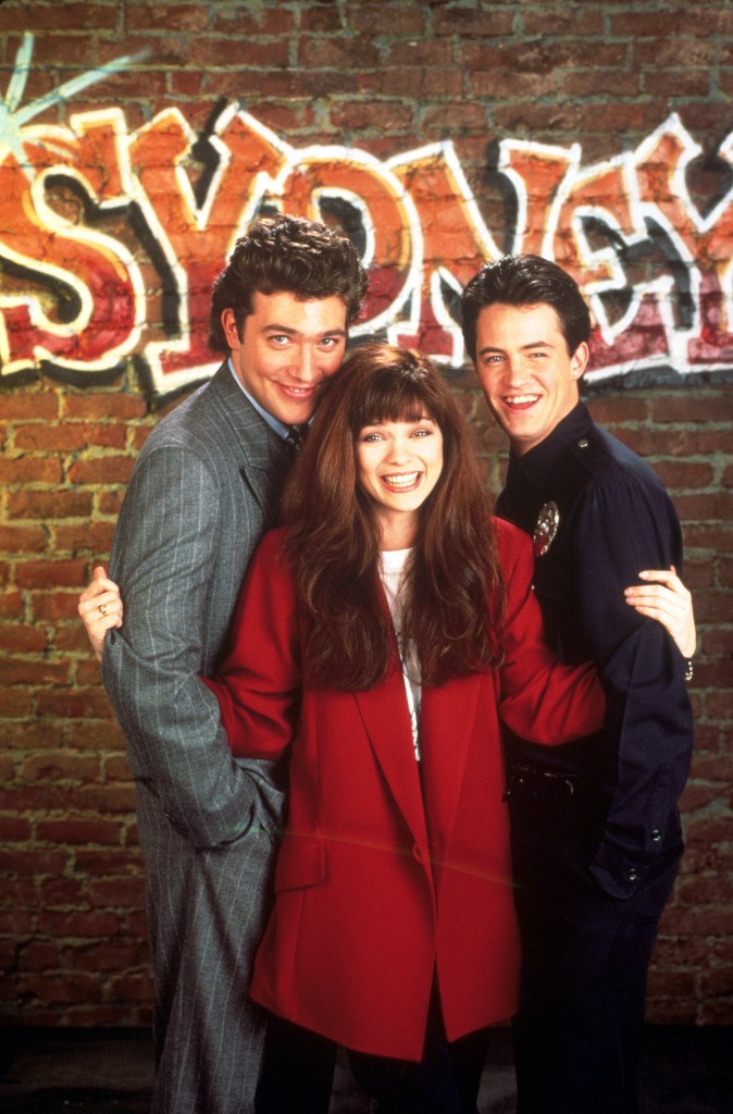 Perry (right) fell hard for Bertinelli while playing her brother on the 1990 sitcom "Sydney," also starring Craig Bierko.