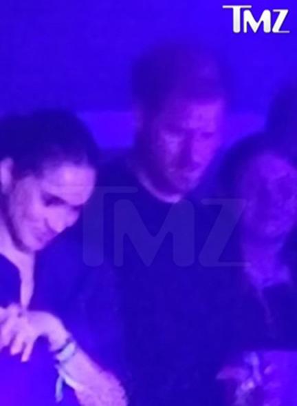 Meghan Markle and Prince Harry at the Jack Johnson Concert.