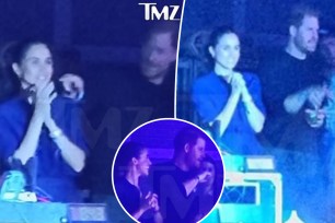 Meghan Markle and Prince Harry ad the Jack Johnson Concert.