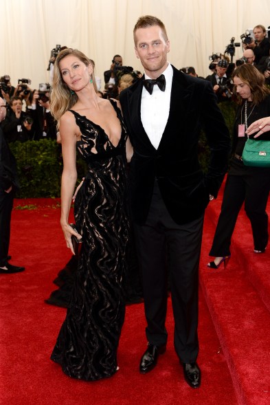 Tom Brady and Gisele Bundchen at the 2016 Met Gala