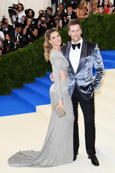 Tom Brady and Gisele Bundchen at the 2017 Met Gala