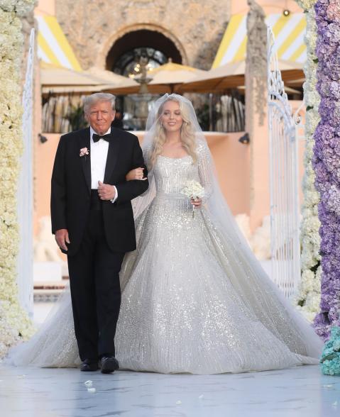 Donald and Tiffany Trump