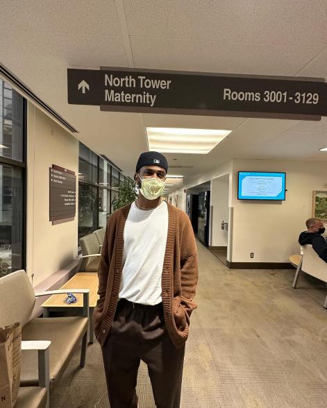 Big Sean in the delivery room