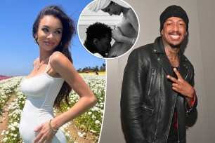 nick cannon alyssa scott maternity shoot