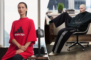 Balenciaga and Adidas clothing
