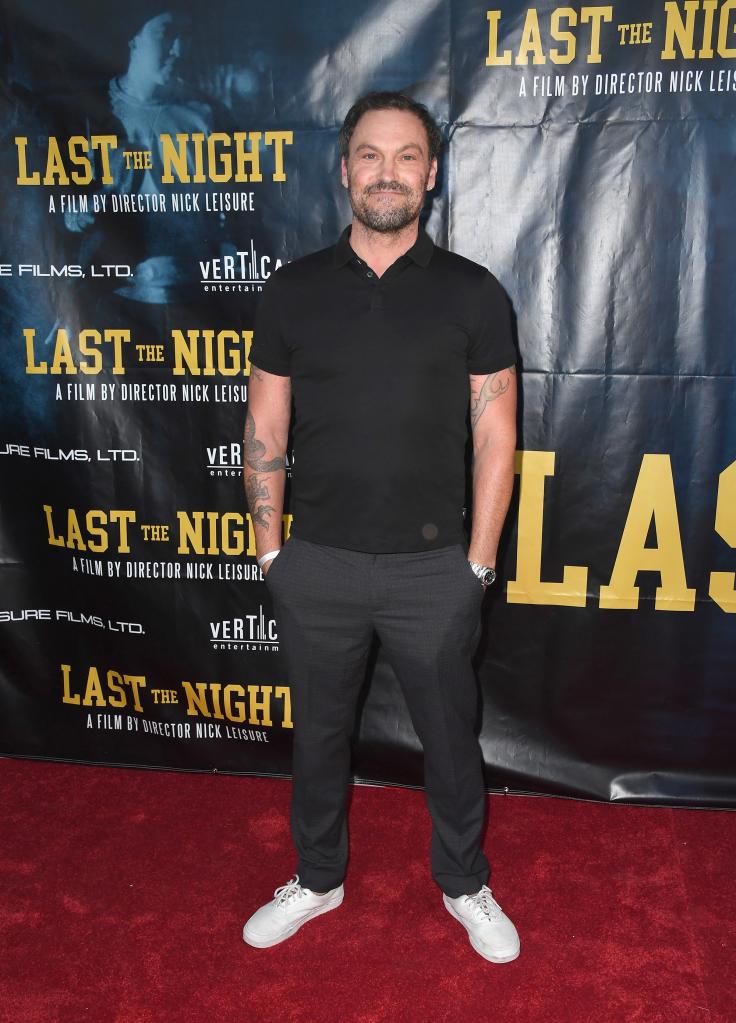 Brian Austin Green on a red carpet.