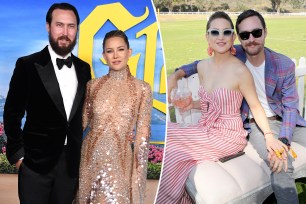 A split image of Kate Hudson and Danny Fujikawa.