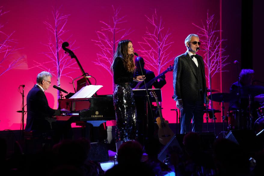 Katharine McPhee and David Foster