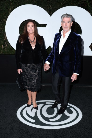 Keely Shaye and Pierce Brosnan attend the GQ Men of the Year Party 2022.