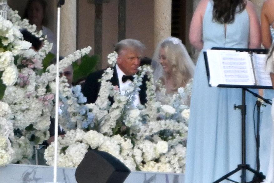 Donald and Tiffany Trump