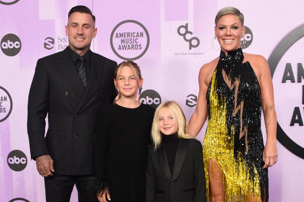 Carey Hart, Pink, Willow and Jameson