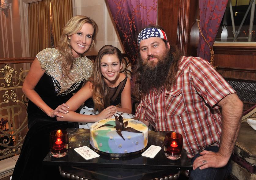 Korie Robertson, Sadie Robertson and Willie Robertson