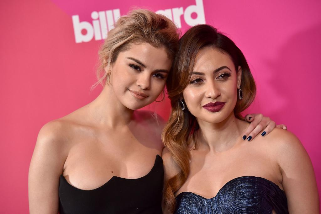 Selena Gomez and Francia Raisa on the red carpet