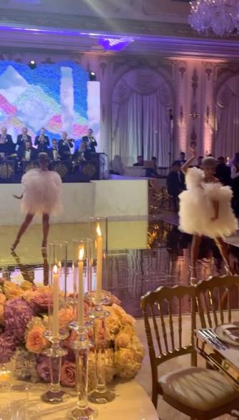 Tiffany Trump wedding reception dancers