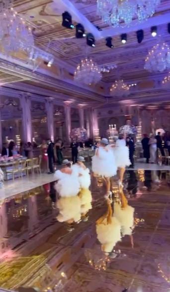 Tiffany Trump wedding reception dancers