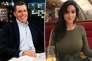 Adam Carolla and Crystal Denha