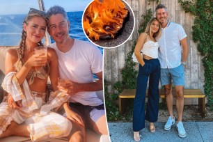 Arie Luyendyk Jr. and Lauren Burnham burned their Balenciaga shoes.