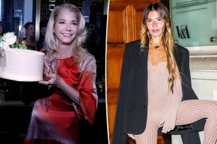 Libbie Mugrabi and Candace Bushnell