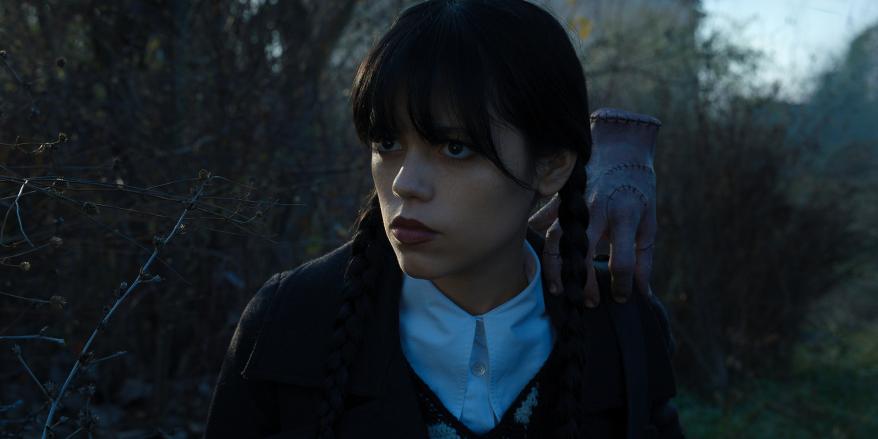 Jenna Ortega in "Wednesday"