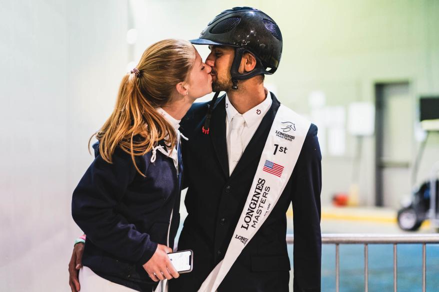 Jennifer Gates kisses Nayel Nassar