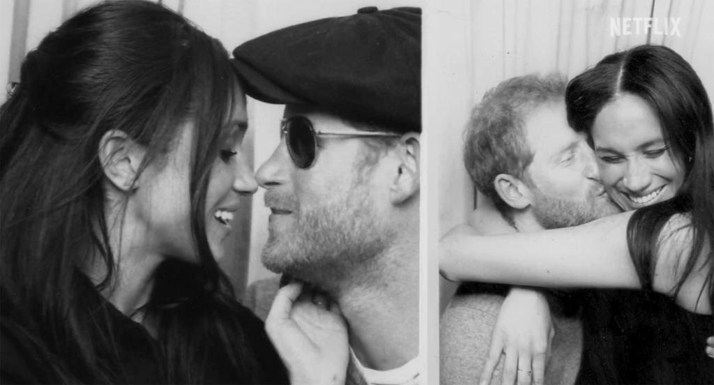 photobooth photos of harry and meghan