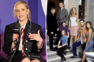 Sarah Michelle Gellar split with her and the "Buffy The Vampire Slayer" cast.