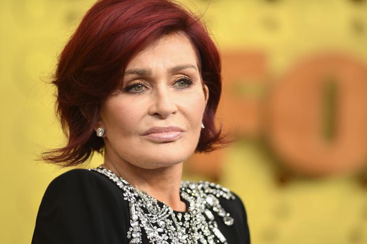 A headshot of Sharon Osbourne.