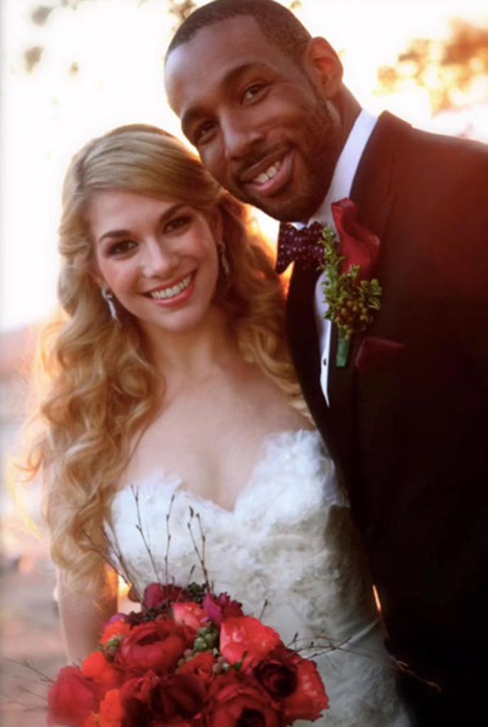 Allison Holker and Stephen "tWitch" Boss on their wedding day.