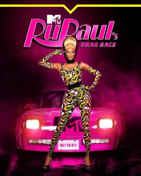 RuPaul posing for a "RuPaul's Drag Race" Season 15 promo shot