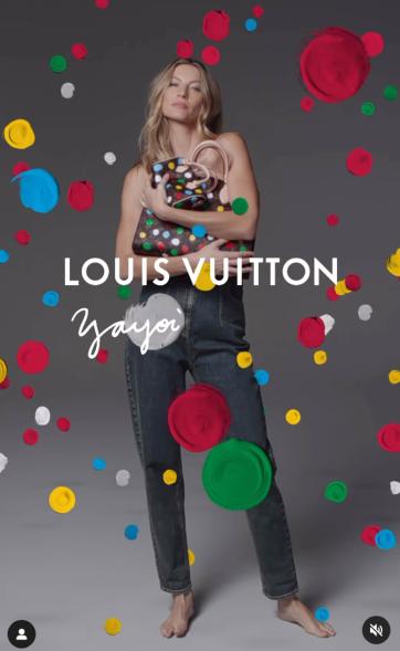 Gisele Bündchen in the new Louis Vuitton campaign.