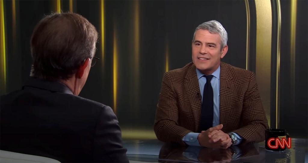 Chris Wallace interviewing Andy Cohen
