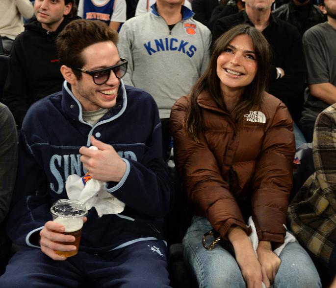 Pete Davidson and Emily Ratajkowski