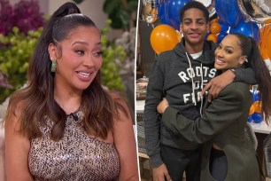 La La Anthony split with a photo of her and her son Kiyan.