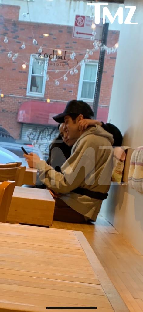 Pete Davidson and Chase Sui Wonders in a deli.