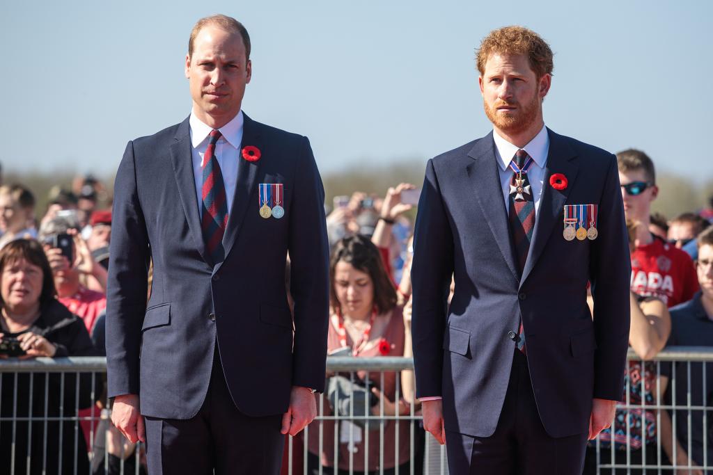 Prince William and Prince Harry in 2017.